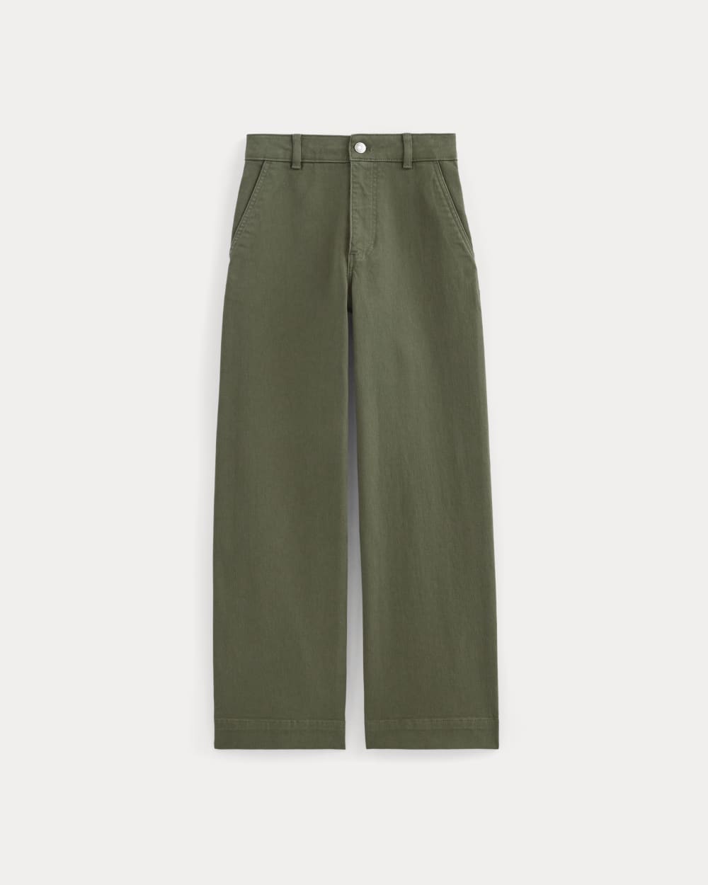 The Utility Wide-Leg Pant | Kalamata | 26.5" Inseam