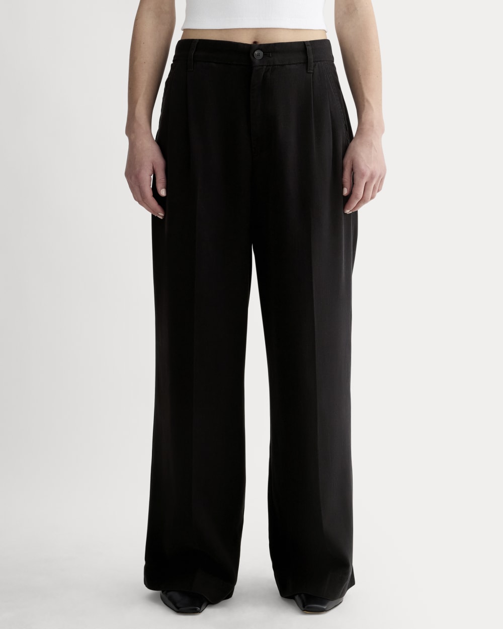 The Wide Leg Trouser | Black