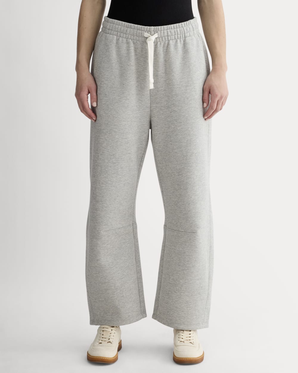 The Fleece Barrel Sweatpant | Heather Grey