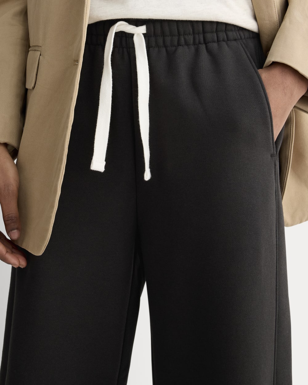 The Fleece Barrel Sweatpant | Black