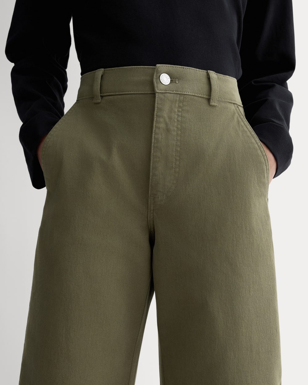 The Utility Wide-Leg Pant | Kalamata | 26.5" Inseam