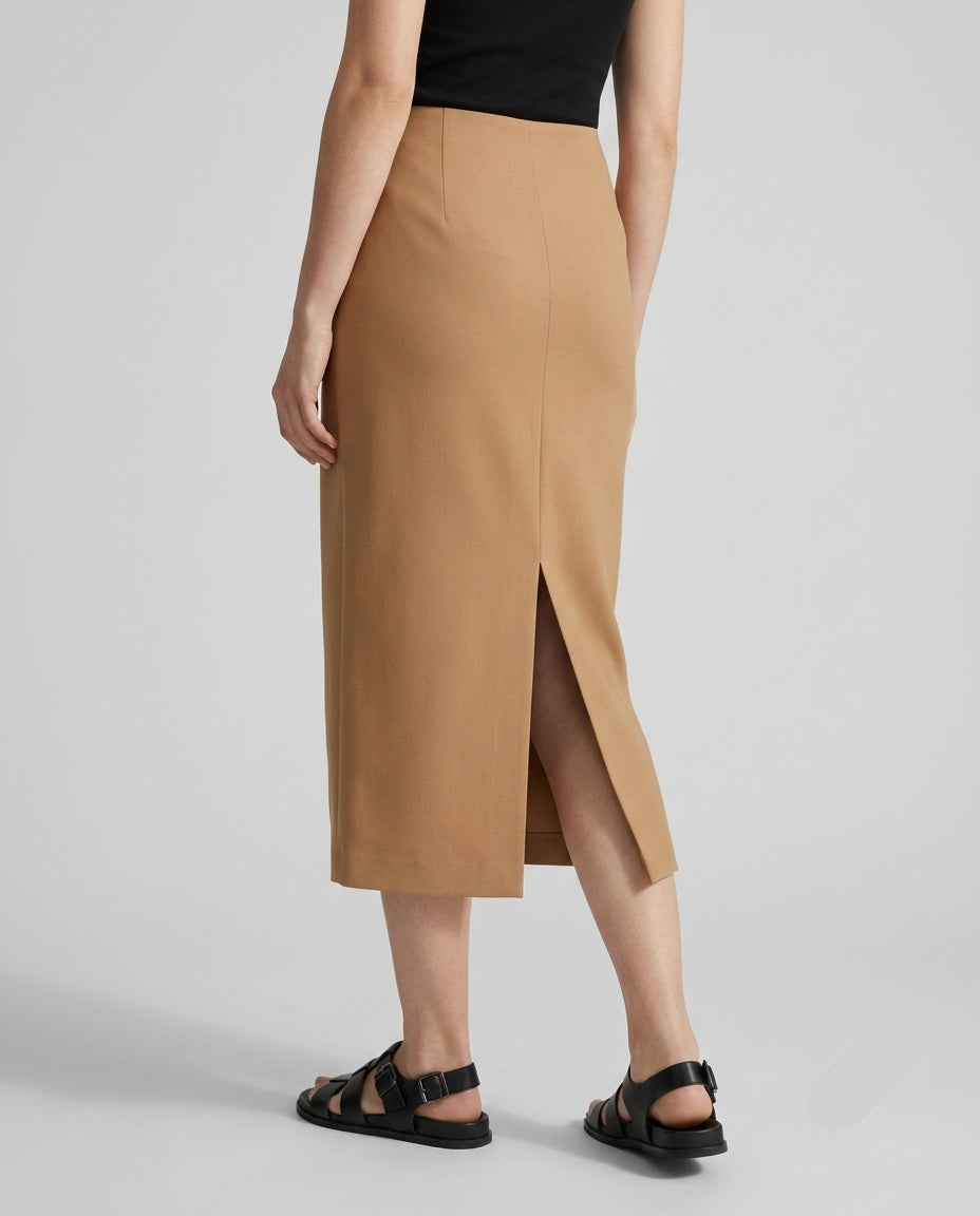 The Essential Knit Maxi Skirt | Toasted Coconut
