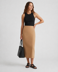 The Essential Knit Maxi Skirt | Toasted Coconut