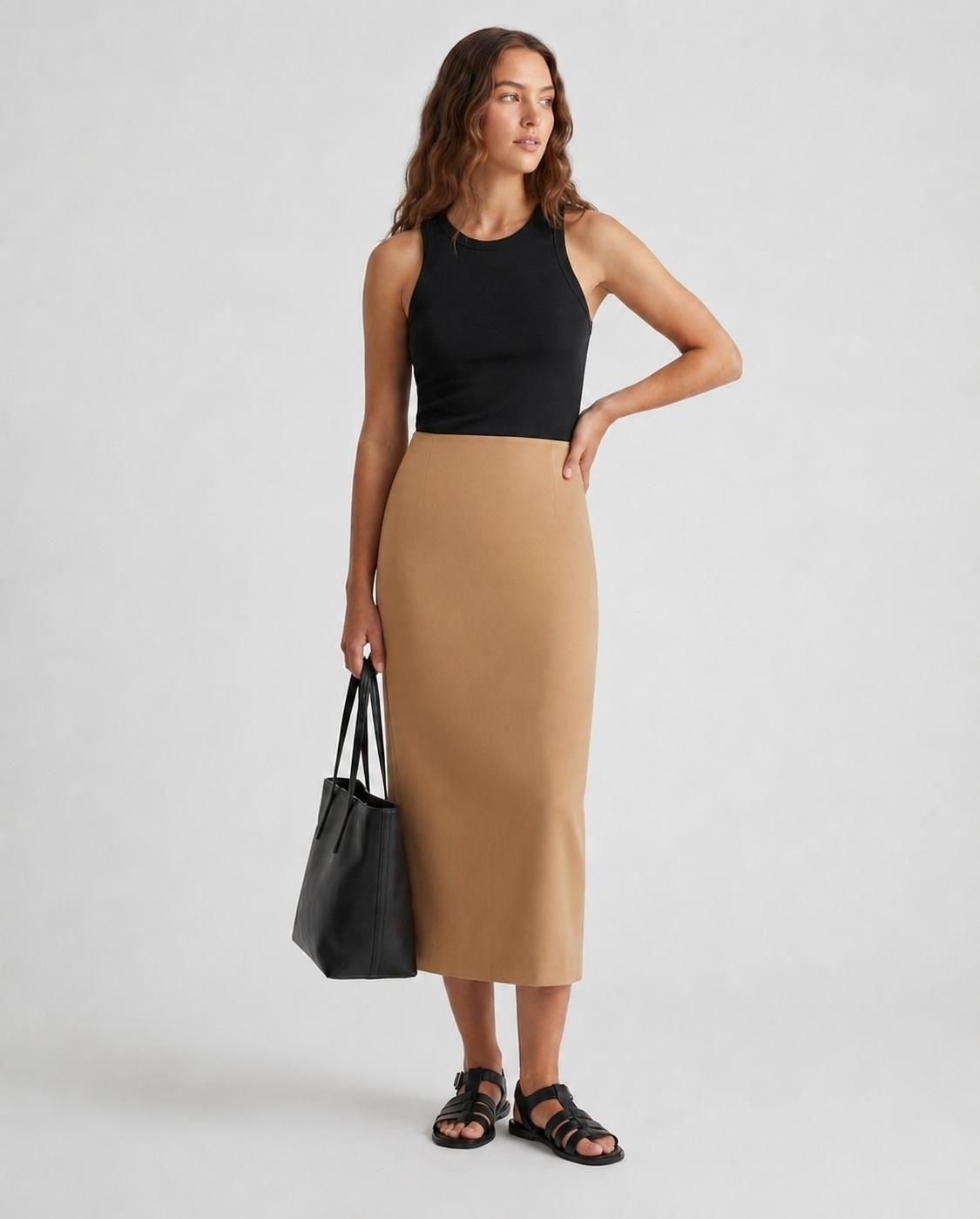 The Essential Knit Maxi Skirt | Toasted Coconut