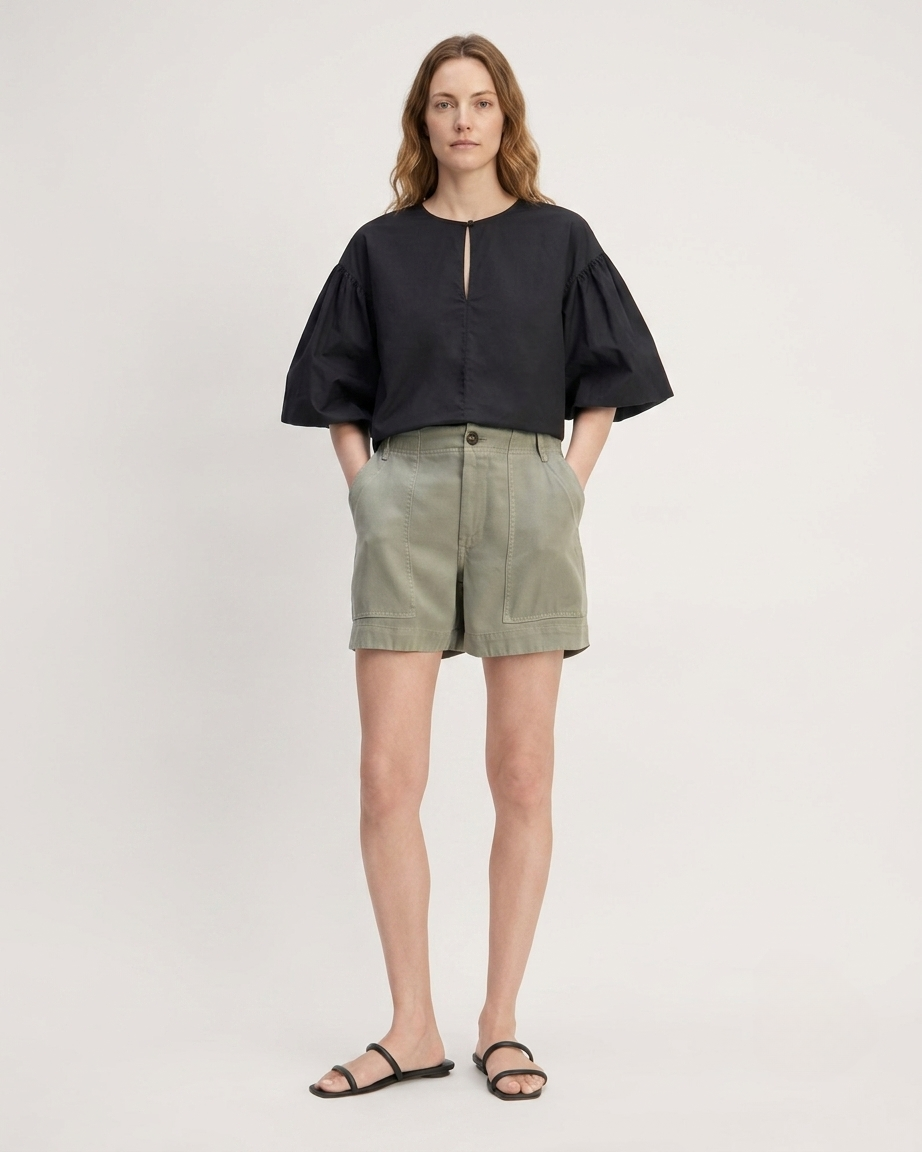 The Utility Short | Sage Green