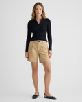 The Pleated Utility Short | Classic Khaki