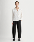 The Off-Duty Barrel Pant | Black