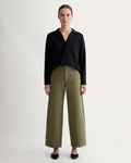 The Utility Wide-Leg Pant | Kalamata | 26.5" Inseam