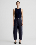 The Utility Barrel Pant | Navy | Regular