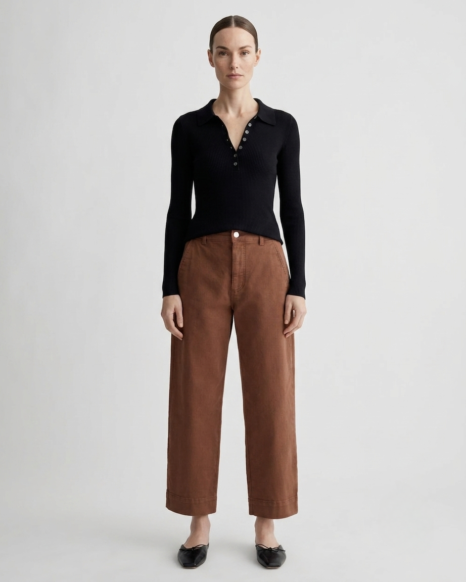 The Utility Straight-Leg Pant | Rosewood | 26.5" Inseam