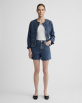 The A-Line Denim Short | Ocean
