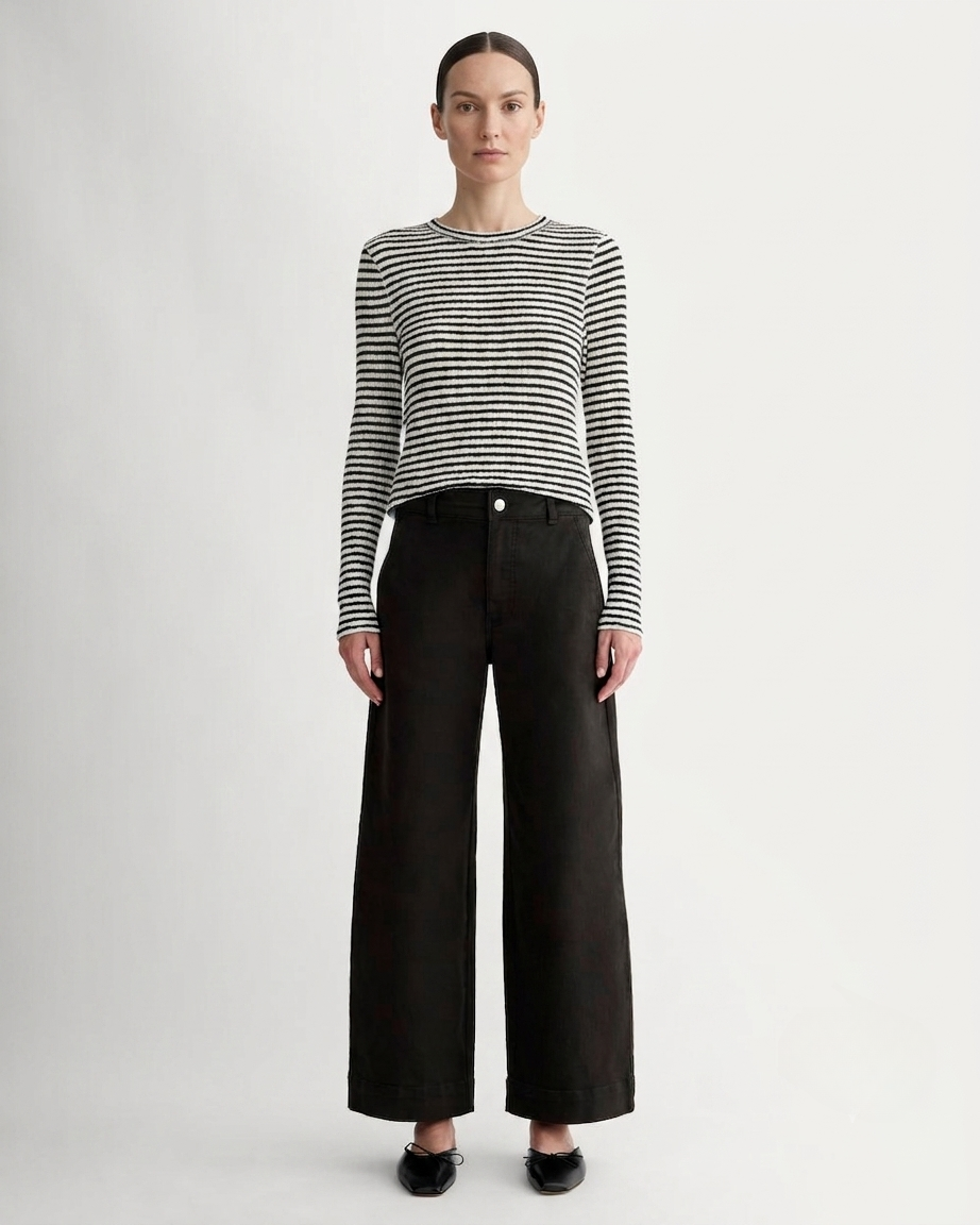 The Utility Wide-Leg Pant | Black