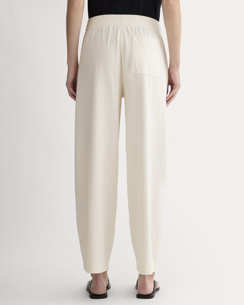 The Fleece Barrel Sweatpant | Bone