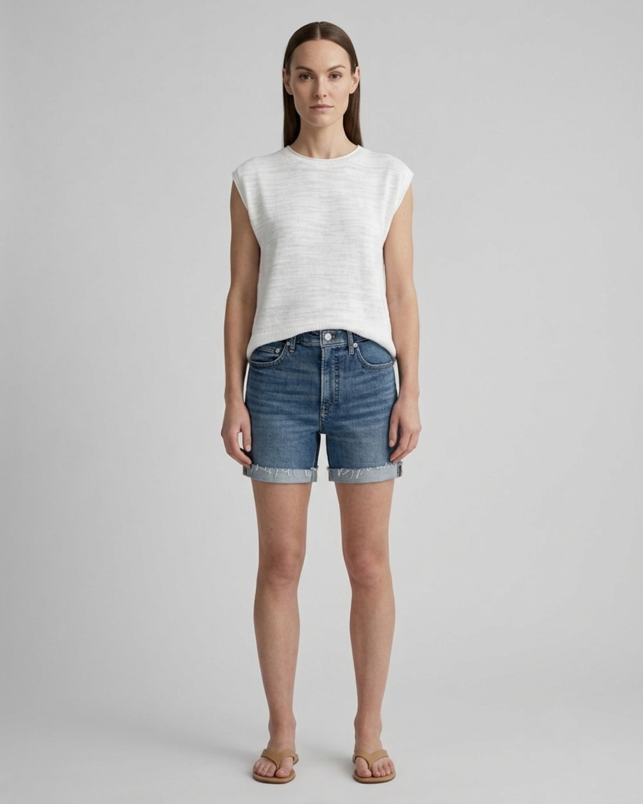 The Classic Jean Short | Vintage Blue